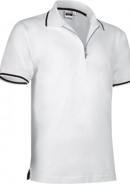 Κοντομάνικο Polo Shirt GOLF Valento POVAGOLBL White-Black