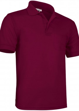 Κοντομάνικο Polo Shirt HAWK Valento POVATOBGT Mahogany Garnet