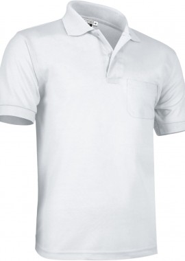 - Κοντομάνικο Polo Shirt HAWK Valento POVATOBBL White