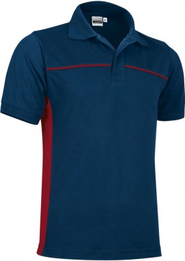 Κοντομάνικο Polo Shirt THUNDER Valento POVATHUMR Orion Navy Blue-Lotto Red