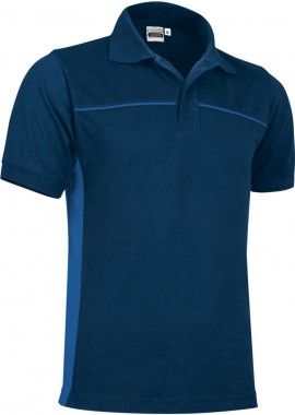 - Κοντομάνικο Polo Shirt THUNDER Valento POVATHUMY Orion Navy Blue-Royal Blue