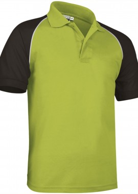 - Κοντομάνικο Polo Shirt VENUR Valento POVARGCPN Pistachio Green-Black-White