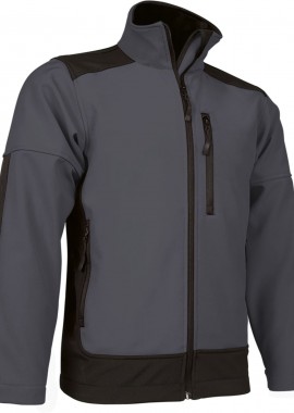 Μπουφάν Softshell SAPONI Valento CQVASAPGN Charcoal Grey-Black