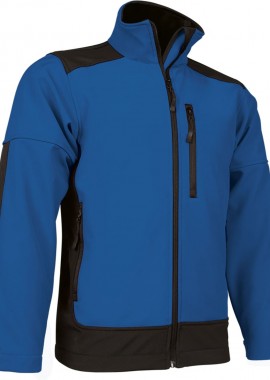 Μπουφάν Softshell SAPONI Valento CQVASAPYN Royal Blue-Black