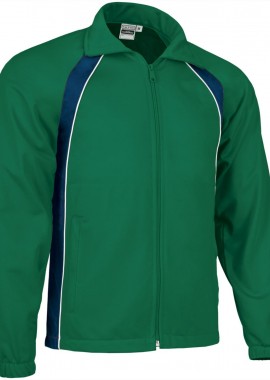 Αθλητικό μπουφάν TOURNAMENT Valento CQVATOUMH Night Navy Blue-Kelly Green-White