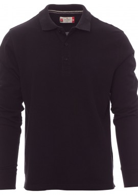 Μακρυμάνικο μπλουζάκι πόλο FLORENCE PAYPER 02000431 Black