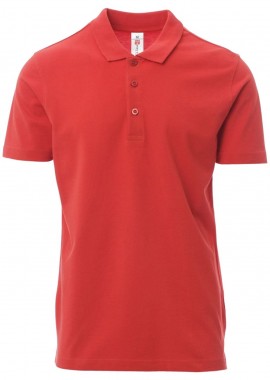 Κοντομάνικη μπλούζα ROME Polo PAYPER 02000466 Red