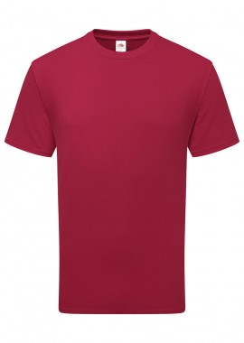 Pure Cotton T-Shirt Fruit of the Loom 061362 Cranberry