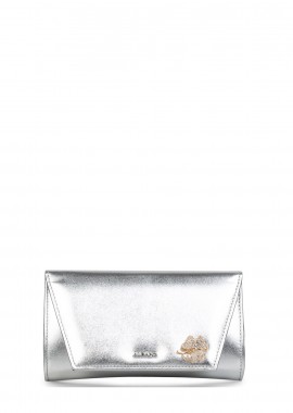 Clutch γυναικεία Albano Ασημί C1088 262