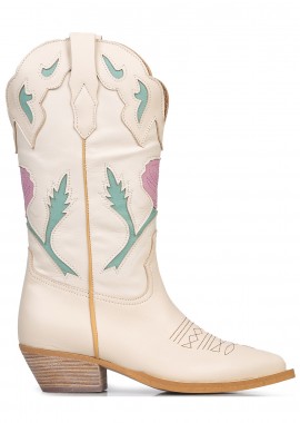 Alpe - Μπότες - Μποτάκια γυναικείες Alpe Off White 5233 262
