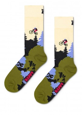 Κάλτσες ανδρικές Happy Socks Πολύχρωμο P002243 Mountain Bike Sock 100