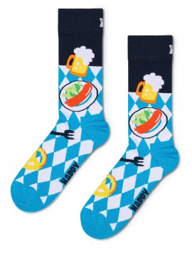 Κάλτσες ανδρικές Happy Socks Γαλάζιο P004091 Oktoberfest Sock 100