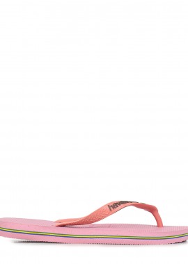Havaianas - Σαγιονάρες γυναικείες Havaianas Ρόζ 4110850-1105 Havaianas Brazil Logo 262