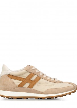 Hogan - Sneakers γυναικεία Hogan Μπεζ HXW6990GA20UZA0FEA H699 Allacciato H 100