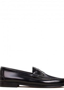 Μοκασίνια ανδρικά Sea And City Μαύρο C347700 City Leather 100