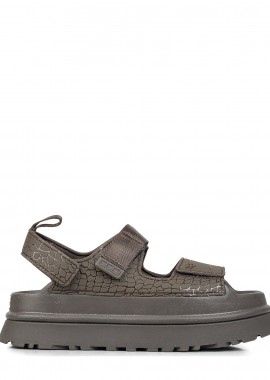 Πέδιλα-Σανδάλια γυναικεία UGG Γκρι 1175311-DNSS GoldenGlow Embossed 262