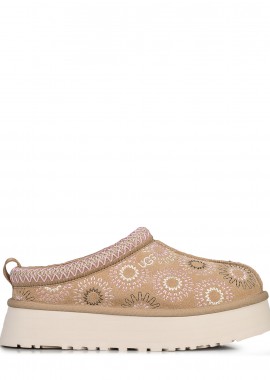 Παντόφλες γυναικείες UGG Μπεζ 1178193-MDSD Tazz Sun Stitch 100