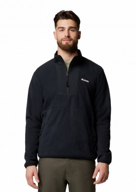 COLUMBIA - ΑΝΔΡΙΚΗ ΜΠΛΟΥΖΑ SEQUOIA GROVE™ HALF ZIP FLEECE COLUMBIA ΚΑΝΟΝΙΚΗ ΓΡΑΜΜΗ ΜΑΥΡΟ