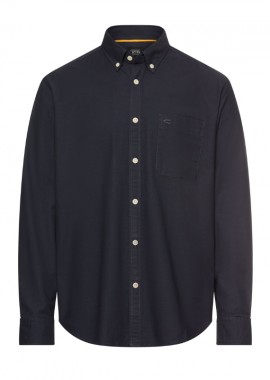 ΑΝΔΡΙΚΟ ΠΟΥΚΑΜΙΣΟ CAMEL ACTIVE ΜΑΚΡΥΜΑΝΙΚΟ ΜΟΝΟΧΡΩΜΟ ΜΕ ΤΣΕΠΗ ΣΚΟΥΡΟ ΜΠΛΕ