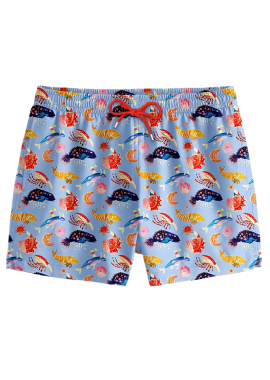 ΑΝΔΡΙΚΟ ΜΑΓΙΟ CHANGE INTO COLOURS SEA ANIMALS ΜΠΛΕ