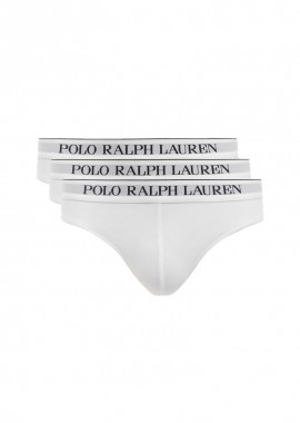 POLO RALPH LAUREN - ΑΝΔΡΙΚΑ ΕΣΩΡΟΥΧΑ POLO RALPH LAUREN LOW RISE BRIEF 3 ΤΜΧ ΛΕΥΚΟ