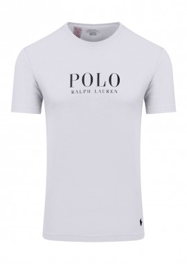 ΑΝΔΡΙΚΟ T-SHIRT POLO RALPH LAUREN CREW ΚΟΝΤΟΜΑΝΙΚΟ ΛΕΥΚΟ
