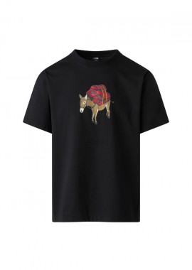 NORTH FACE - ΑΝΔΡΙΚΟ T-SHIRT THE NORTH FACE DONKEY TAXI ΚΟΝΤΟΜΑΝΙΚΟ ΜΑΥΡΟ