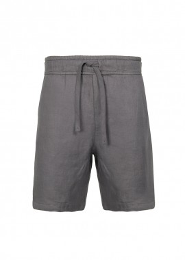 ΑΝΔΡΙΚΗ ΒΕΡΜΟΥΔΑ CROSSLEY BOMTER ΛΙΝΟ ΣΚΟΥΡΟ ΚΑΦΕ