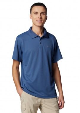 COLUMBIA - ΑΝΔΡΙΚΗ POLO ΜΠΛΟΥΖΑ COLUMBIA UTILIZER ΚΟΝΤΟΜΑΝΙΚΗ ΜΠΛΕ