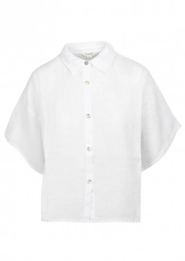 ΓΥΝΑΙΚΕΙΟ ΚΟΝΤΟΜΑΝΙΚΟ ΛΙΝΟ ΠΟΥΚΑΜΙΣΟ CROSSLEY VAER ΑΝΕΤΗ ΓΡΑΜΜΗ ΛΕΥΚΟ