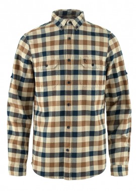 ΑΝΔΡΙΚΟ ΠΟΥΚΑΜΙΣΟ SKOG SHIRT FJALLRAVEN ΣΤΕΝΗ ΓΡΑΜΜΗ ΓΚΡΙ/ΜΠΕΖ/ΣΚΟΥΡΟ ΜΠΛΕ