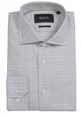ΑΝΔΡΙΚΟ ΠΟΥΚΑΜΙΣΟ ΜΑΚΡΥΜΑΝΙΚΟ L-HAYS-SPREAD-C1-243 ΣΕ SLIM FIT ΑΝΟΙΧΤΟ ΠΡΑΣΙΝΟ