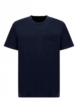 ΑΝΔΡΙΚΟ T-SHIRT LA MARTINA ΚΟΝΤΟΜΑΝΙΚΟ ΜΠΛΕ