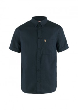 ΑΝΔΡΙΚΟ ΠΟΥΚΑΜΙΣΟ FJALLRAVEN OVIK TRAVEL ΣΚΟΥΡΟ ΜΠΛΕ