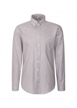 ΑΝΔΡΙΚΟ ΠΟΥΚΑΜΙΣΟ SEIDENSTICKER NEW B.D. ΚΑΝΟΝΙΚΗ ΓΡΑΜΜΗ REGULAR FIT ΓΚΡΙ