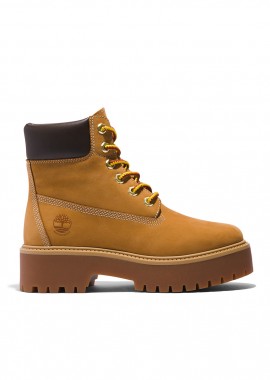 ΓΥΝΑΙΚΕΙΟ ΠΑΠΟΥΤΣΙ TIMBERLAND STONE STREET 6 INCH LACE UP WATERPROOF BOOT ΜΠΕΖ