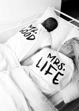 MR GOOD & MRS LIFE TSHIRT set