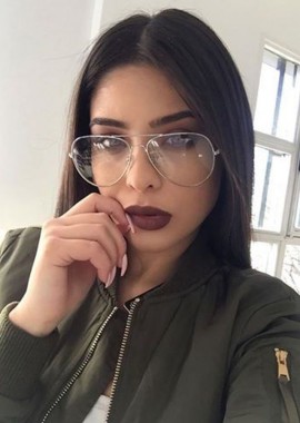 CLEAR SILVER AVIATOR
