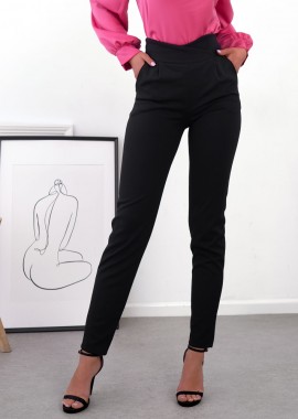 fashionroom - ΨΗΛΟΜΕΣΟ ΜΑΥΡΟ ΠΑΝΤΕΛΟΝΙ - BEVERLY