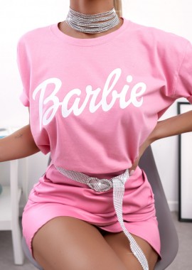 ΡΟΖ T-SHIRT BARBIE