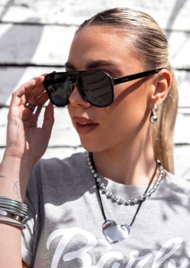 ANNAKEY TORI BLACK SUNGLASSES