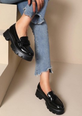 ΜΑΥΡΑ LOAFERS - MARIALENA