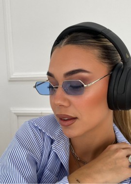 ANNAKEY BOSTON SILVER BLUE SUNGLASSES
