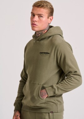 Relaxed fit φούτερ με τύπωμα στην πλάτη