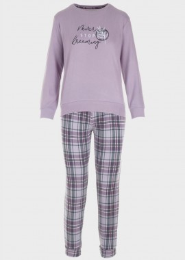 gsecret - Γυναικεία πιτζάμα Thermal Never Stop Dreaming .Homewear Collection. ΜΩΒ