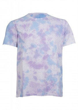Ανδρικό tshirt με λαιμόκοψη tie dye. Street Style ΛΙΛΑ