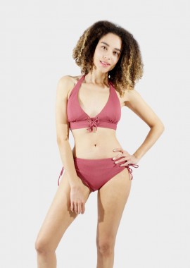 Γυναικείο set bikini αποσπώμενη ενίσχυση διακοσμητικά τρούκς bikini κανονική γραμμή B-C Cup ΣΑΠΙΟ ΜΗΛΟ