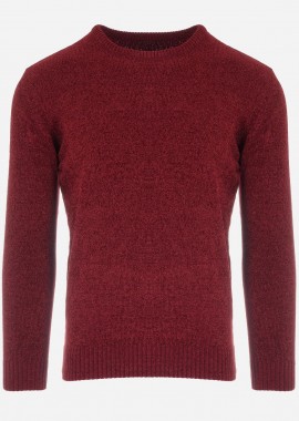 Ανδρικό πουλόβερ senil λαιμόκοψη.Timeless Style ΜΠΟΡΝΤΩ