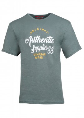 DSplay - Ανδρικό tshirt dsplay λαιμόκοψη στάμπα. Oversize Collection. ΜΕΝΤΑ