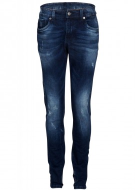 DSplay - Ανδρικό παντελόνι jean dsplay ίσια γραμμή. Denim Collection. JEAN